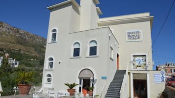 Overnatningsstedets facade