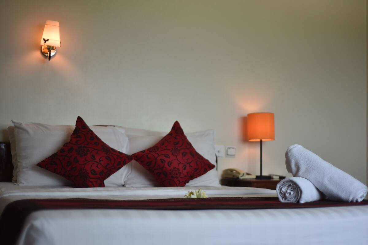 Double Room | Premium bedding, minibar, in-room safe, desk