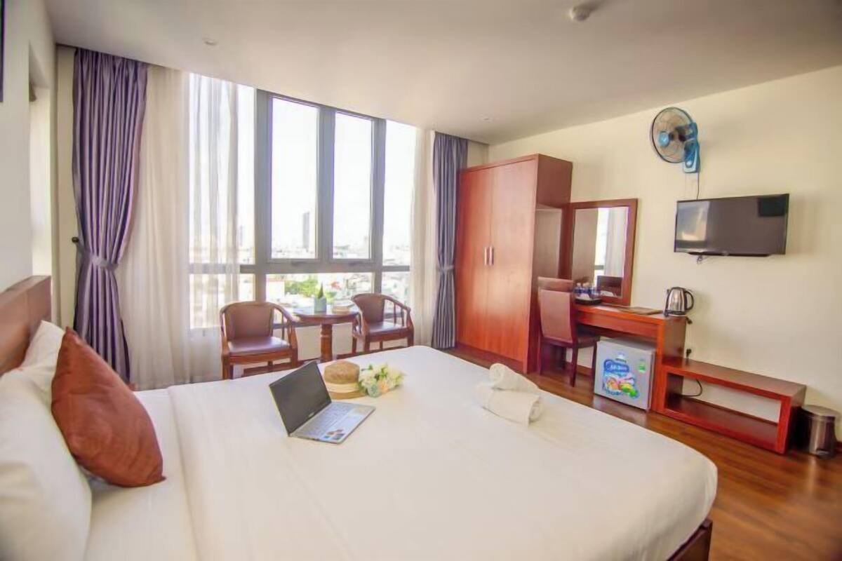 1 dormitorio, cortinas opacas, sistema de insonorización y wifi gratis