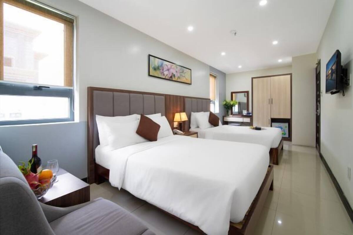1 dormitorio, cortinas opacas, sistema de insonorización y wifi gratis