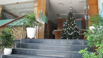 Majoituspaikan sisäänkäynti