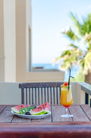 Standard Room, Partial Sea View | Balcony view - Minerva Beach (Chania)