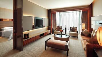 42-inch LCD TV with cable channels, TV