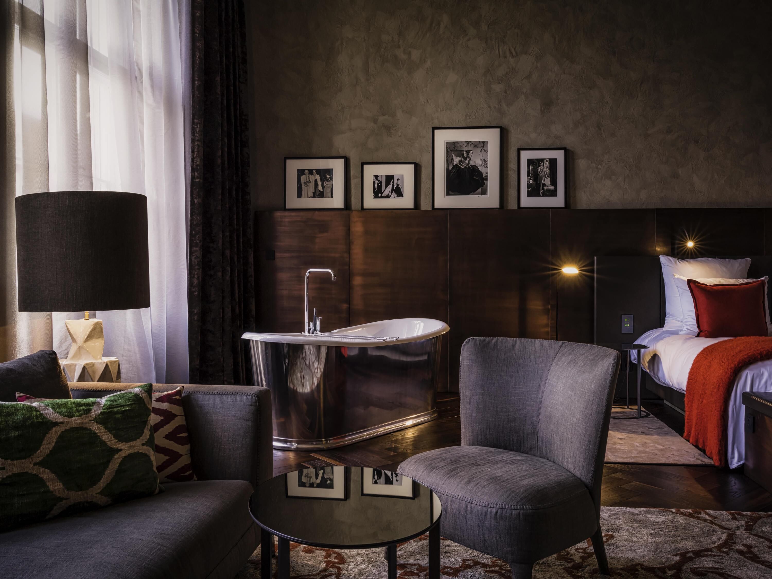 Suite, 1 King Bed (Stue Suite) | Premium bedding, minibar, in-room safe, individually decorated