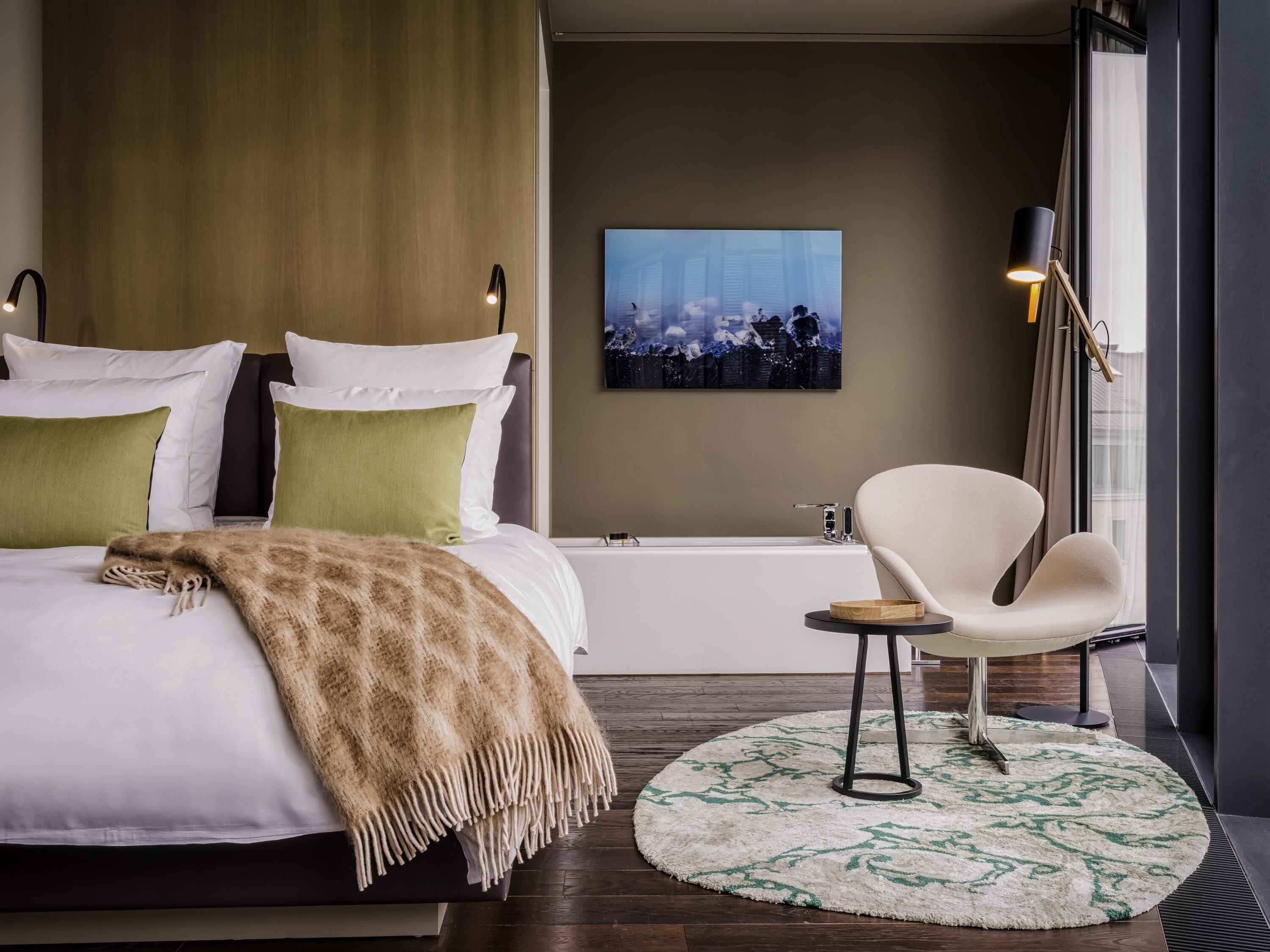 Room, 1 King Bed (SO Embassy) | Premium bedding, minibar, in-room safe, individually decorated