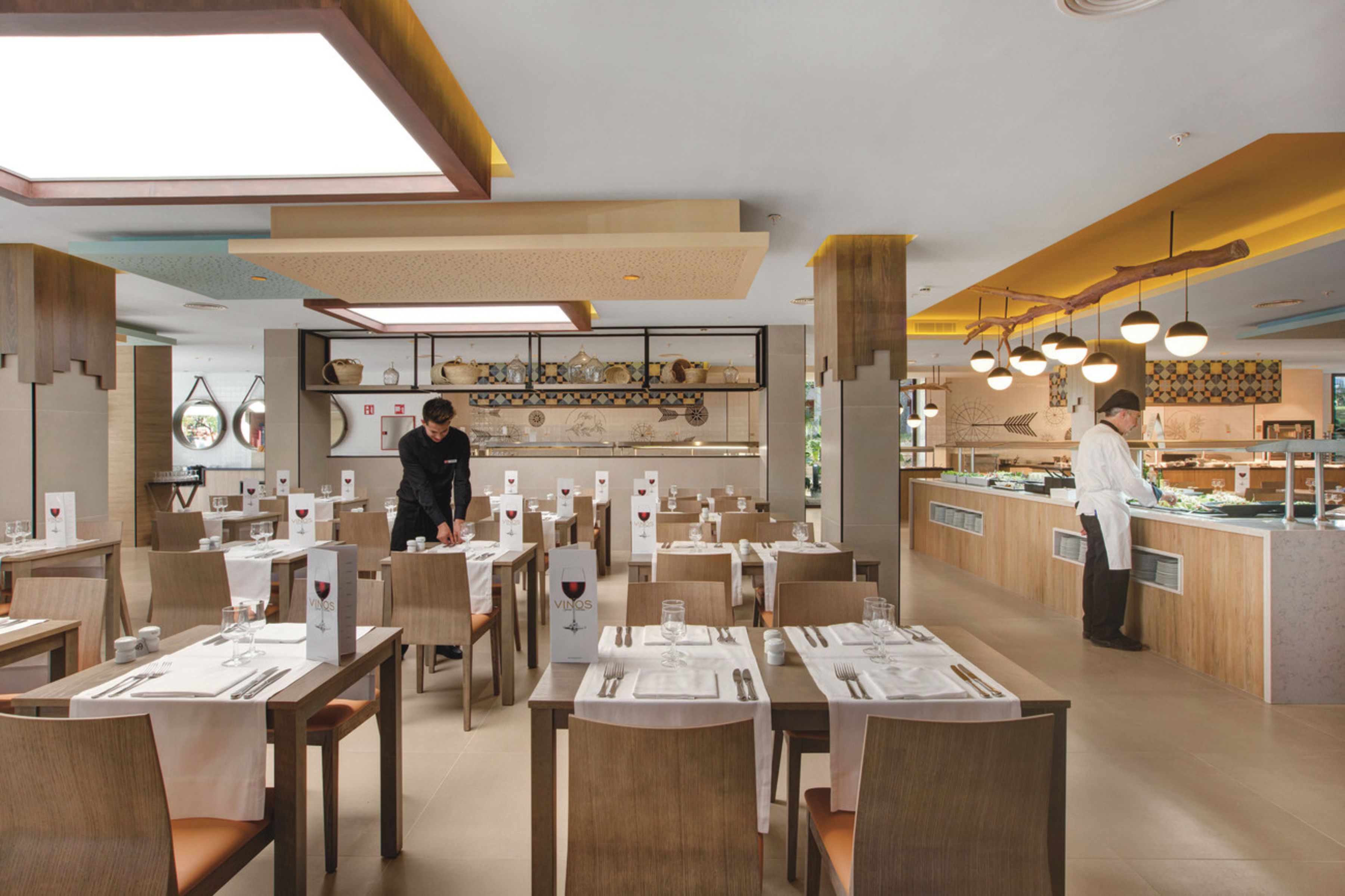 breakfast and dinner served, local and international cuisine