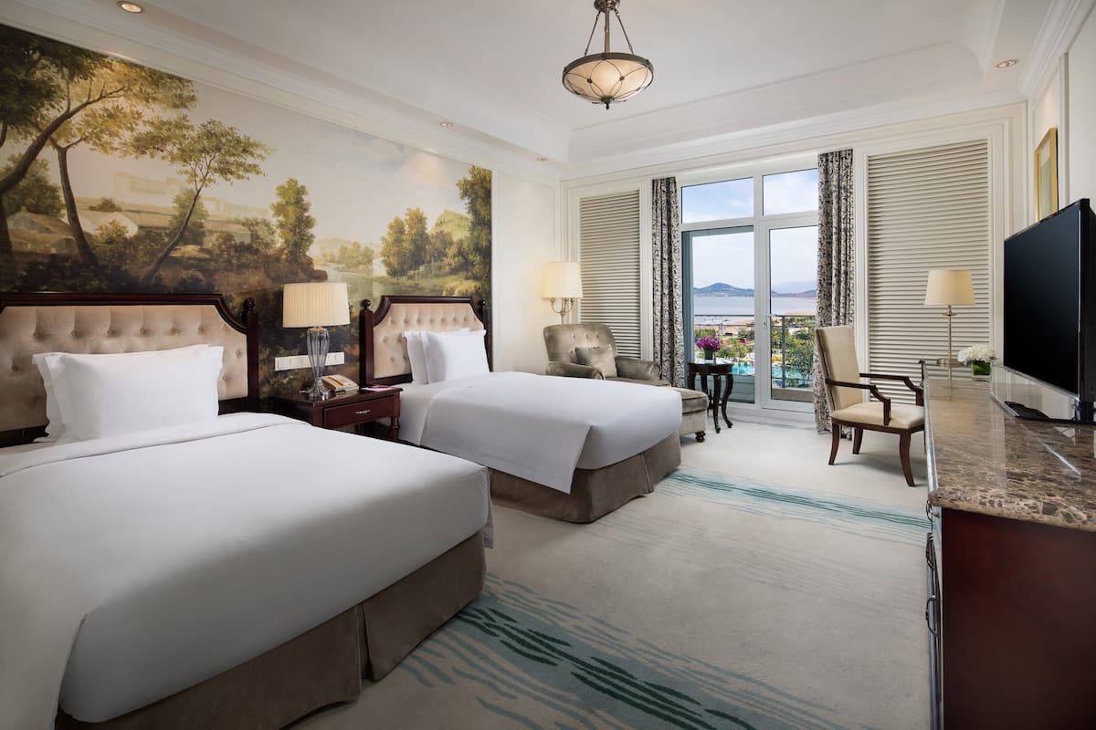 Standard Room, 2 Single Beds, Sea View | View from room