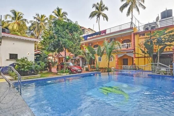 Façade de l’hébergement