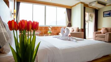 Minibar, in-room safe, blackout curtains, rollaway beds