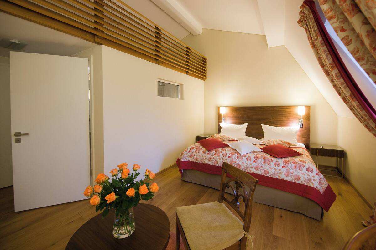 Classic Double Room, Park View | Minibar, in-room safe, blackout drapes, soundproofing