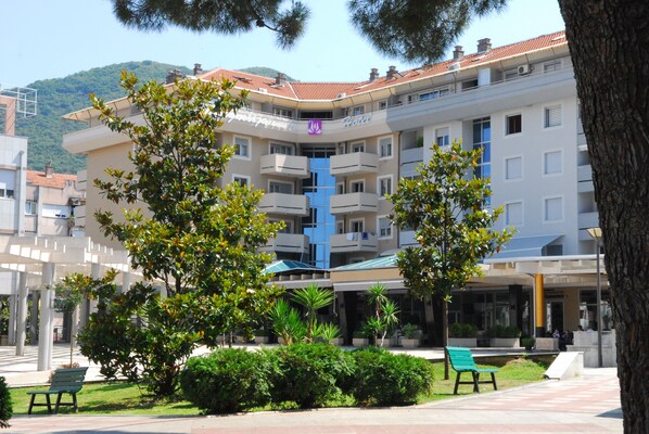 Façade de l’hébergement