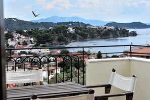 Maisonette Apartment, 2 Bedrooms - Sea View | Beach/ocean view - Eye Q Resort (Skiathos)