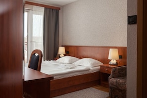 Classic Double or Twin Room, Balcony, Mountain View (See and Mountain View) | Minibar, in-room safe, desk, iron/ironing board