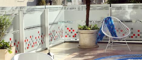 Bain à remous extérieur