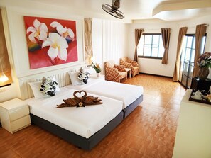 Premier Sea View Room | ตู้นิรภัยในห้องพัก, เปล/เตียงเด็กอ่อน, เตียงเสริม/เปล, Wi-Fi ฟรี