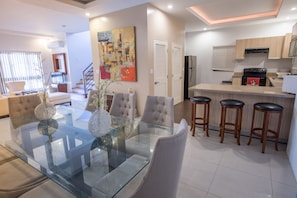 3 Bedroom Apartment | Individually decorated, individually furnished, desk