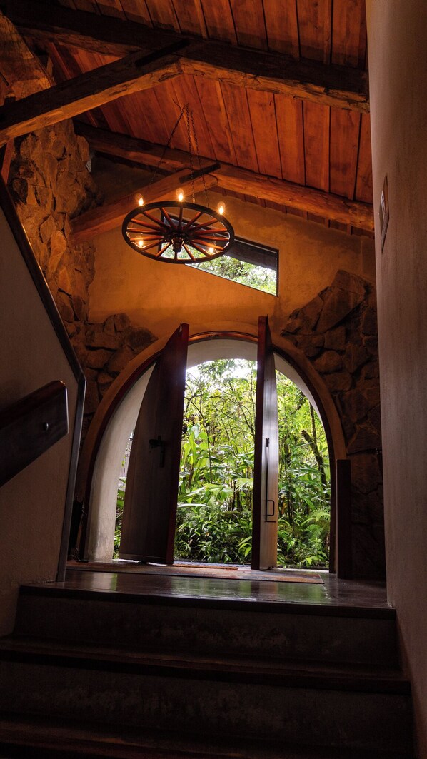 Entrée de l’hébergement