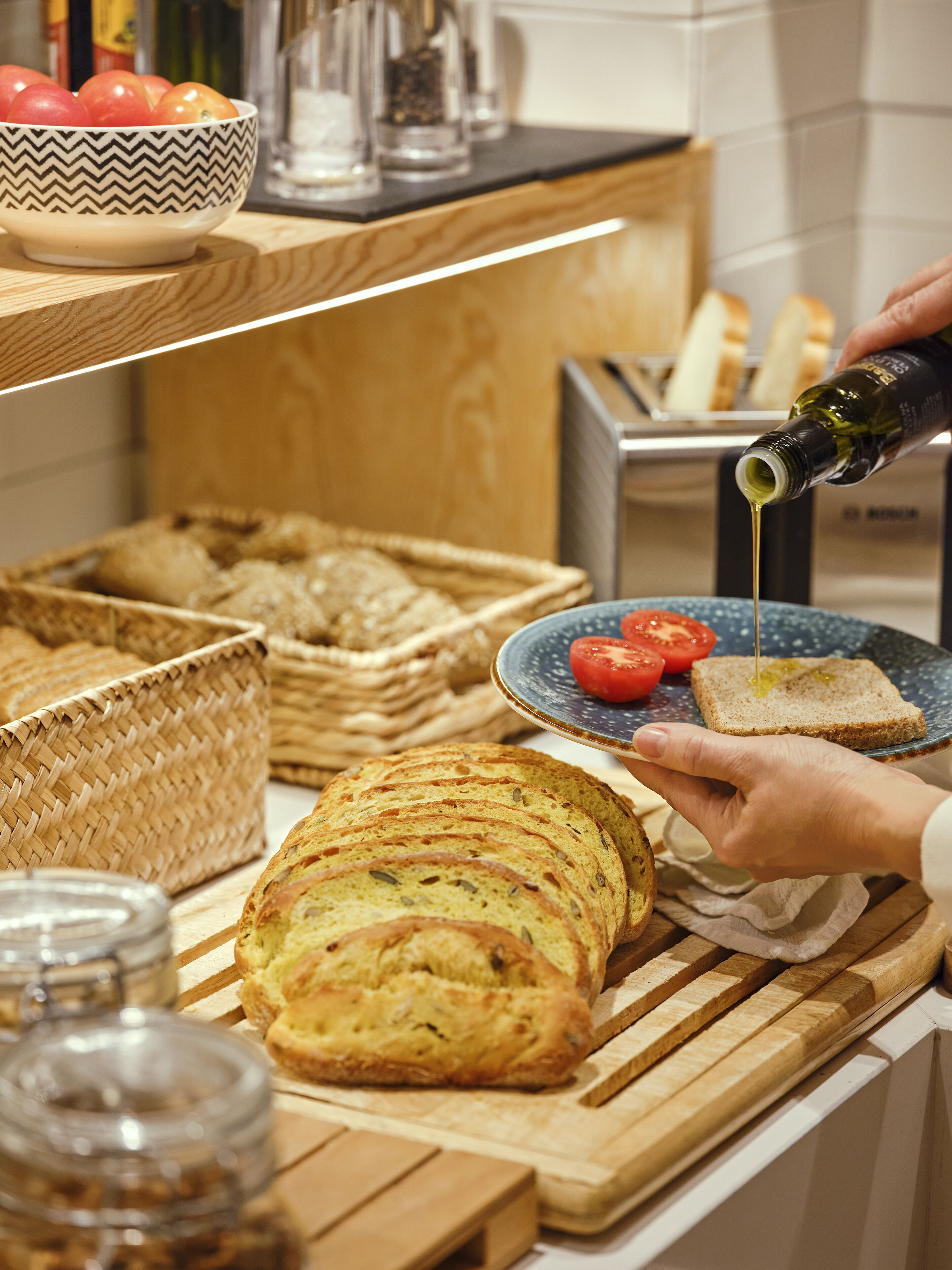 daily buffet breakfast (eur 15 per person)