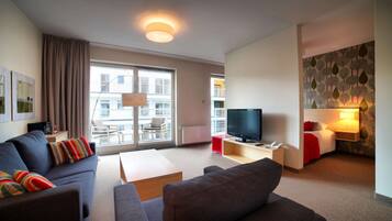 Apartment, 2 Einzelbetten, Balkon (Kitchenette) | Zimmersafe, Bügeleisen/Bügelbrett, kostenlose Babybetten