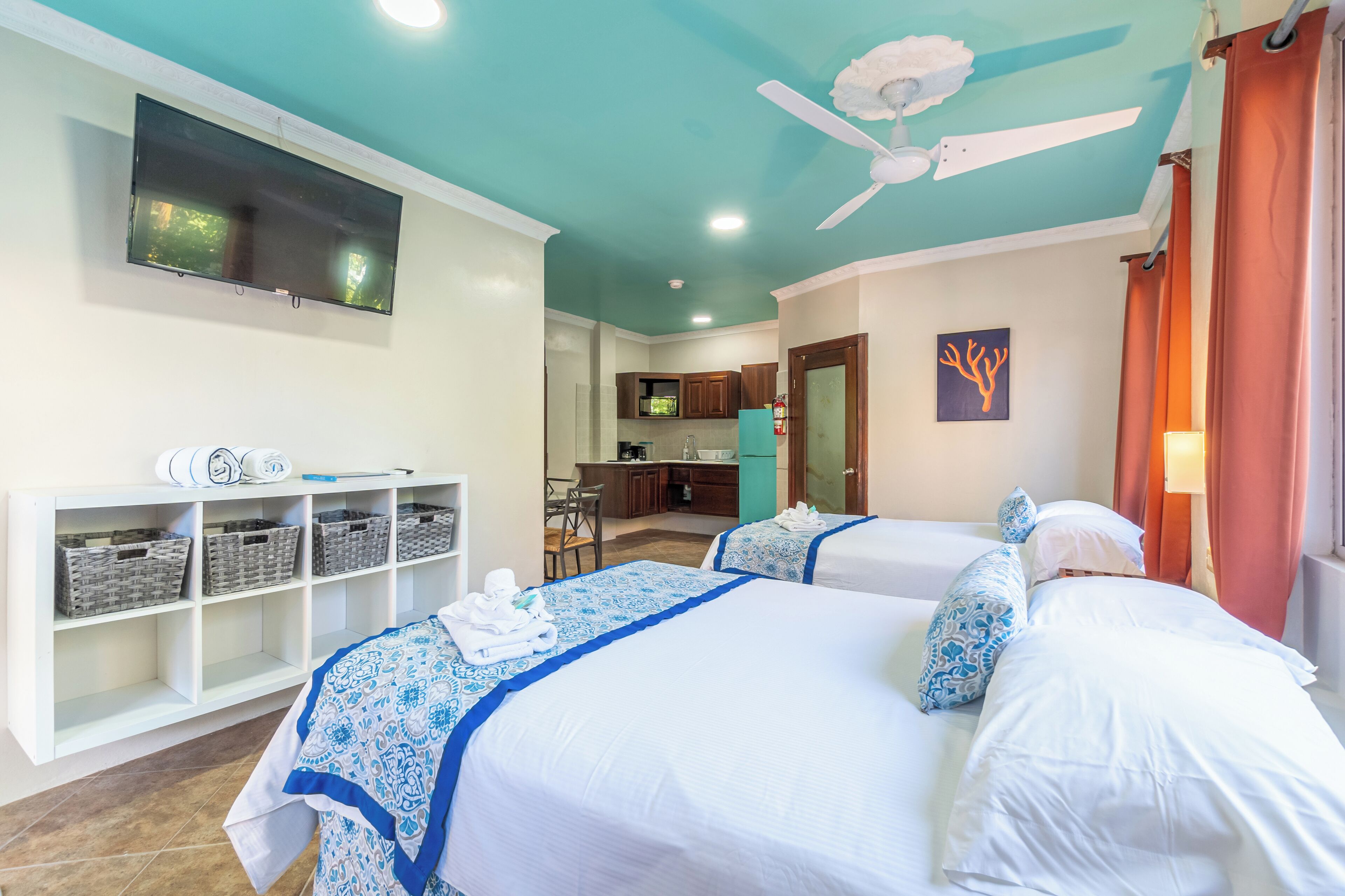 pool view | in-room safe, blackout curtains, iron/ironing board, rollaway beds