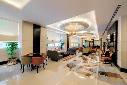 Lobby sitting area