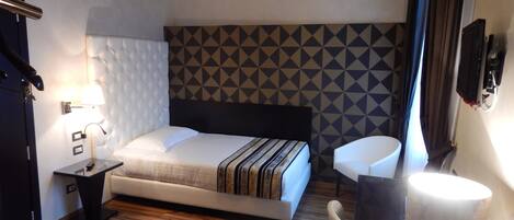 Eenpersoonskamer | 1 slaapkamer, Italiaanse Frette-lakens, hypoallergeen beddengoed