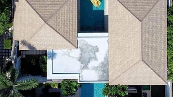 Villa, 1 Bedroom, Garden View | Premium bedding, in-room safe, desk, iron/ironing board