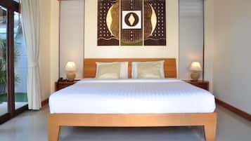 Villa, 1 Bedroom, Garden View | 4 bedrooms, premium bedding, in-room safe, desk