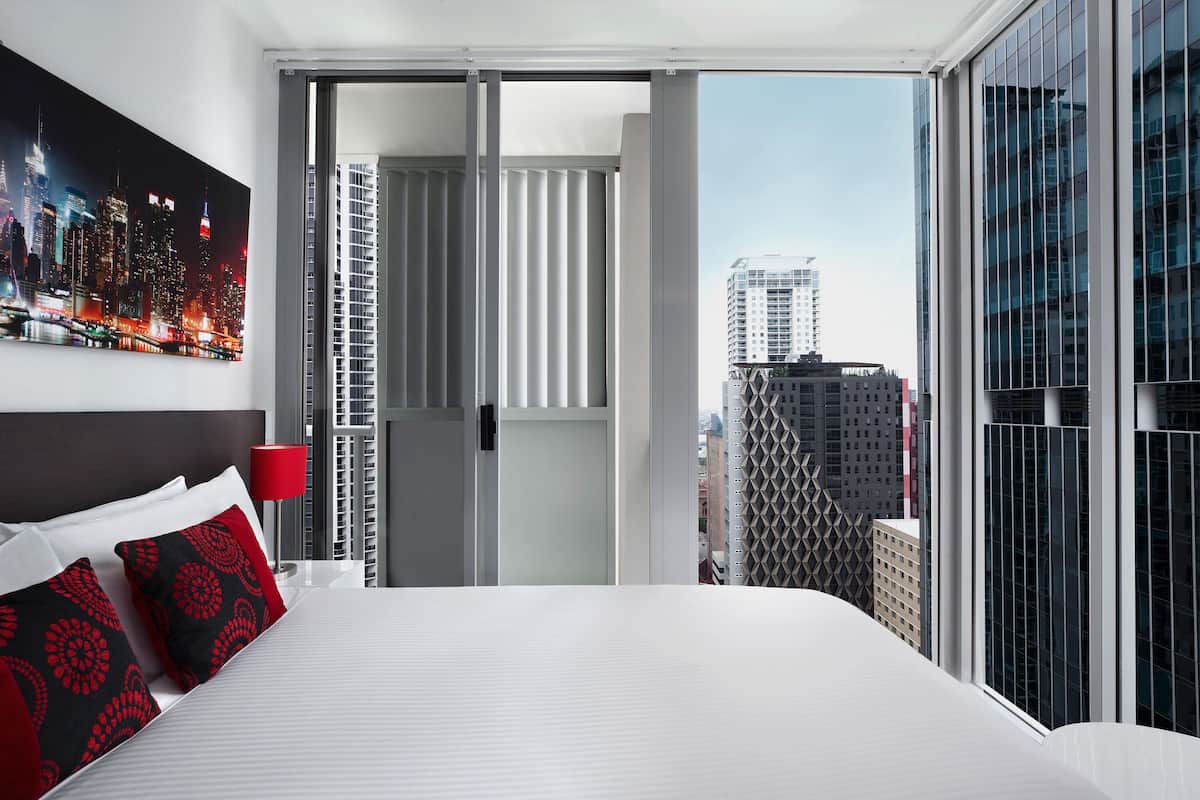 1 Schlafzimmer, hochwertige Bettwaren, Pillowtop-Betten, Zimmersafe
