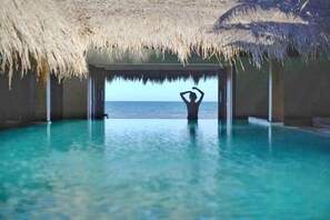 Villa, 2 habitaciones, piscina privada | Ropa de cama de alta calidad, minibar, caja fuerte