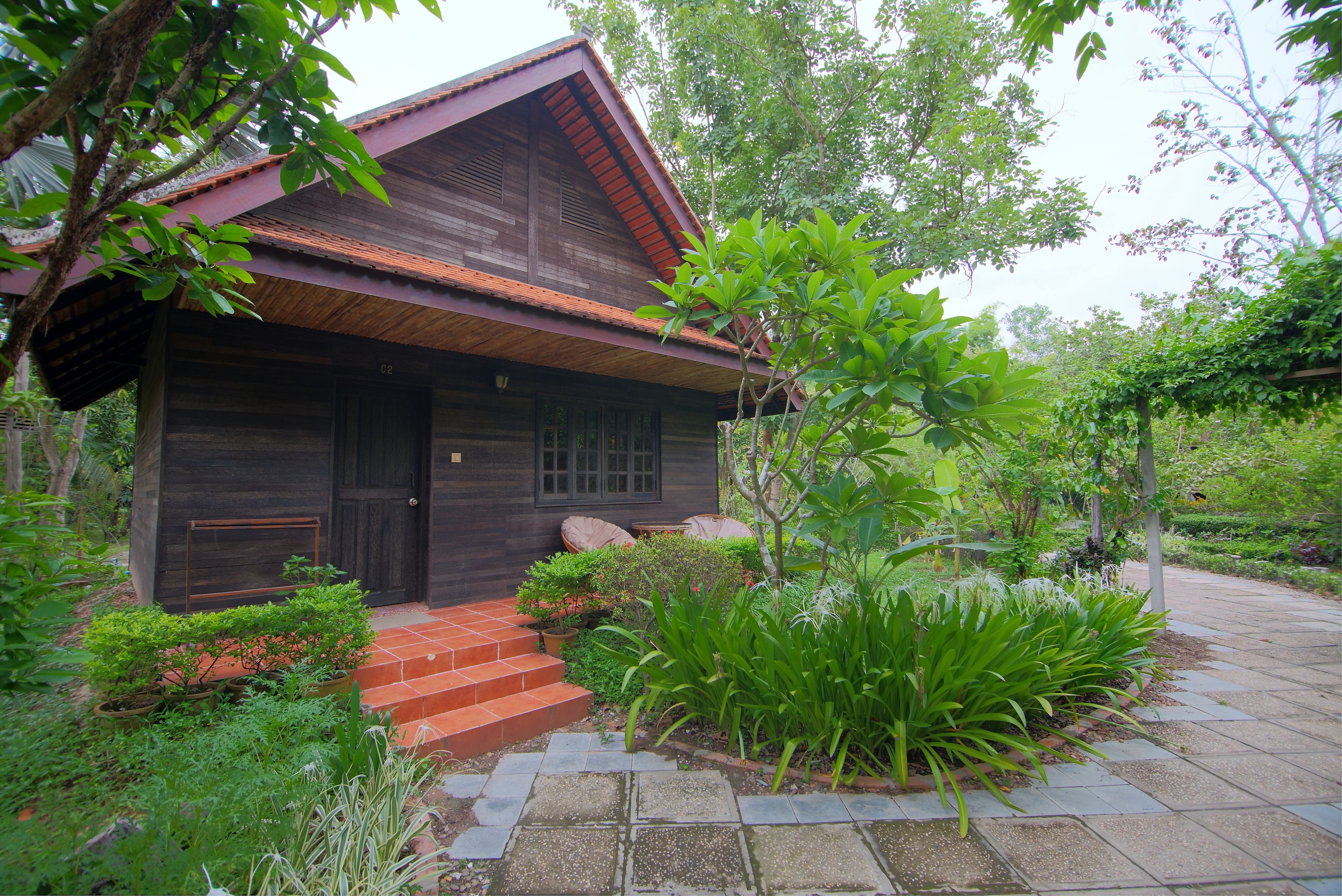 traditional wooden house, 2 bedrooms | view from room