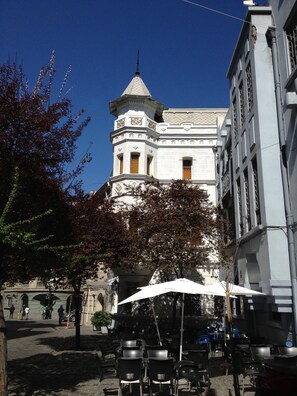 Façade de l’hébergement