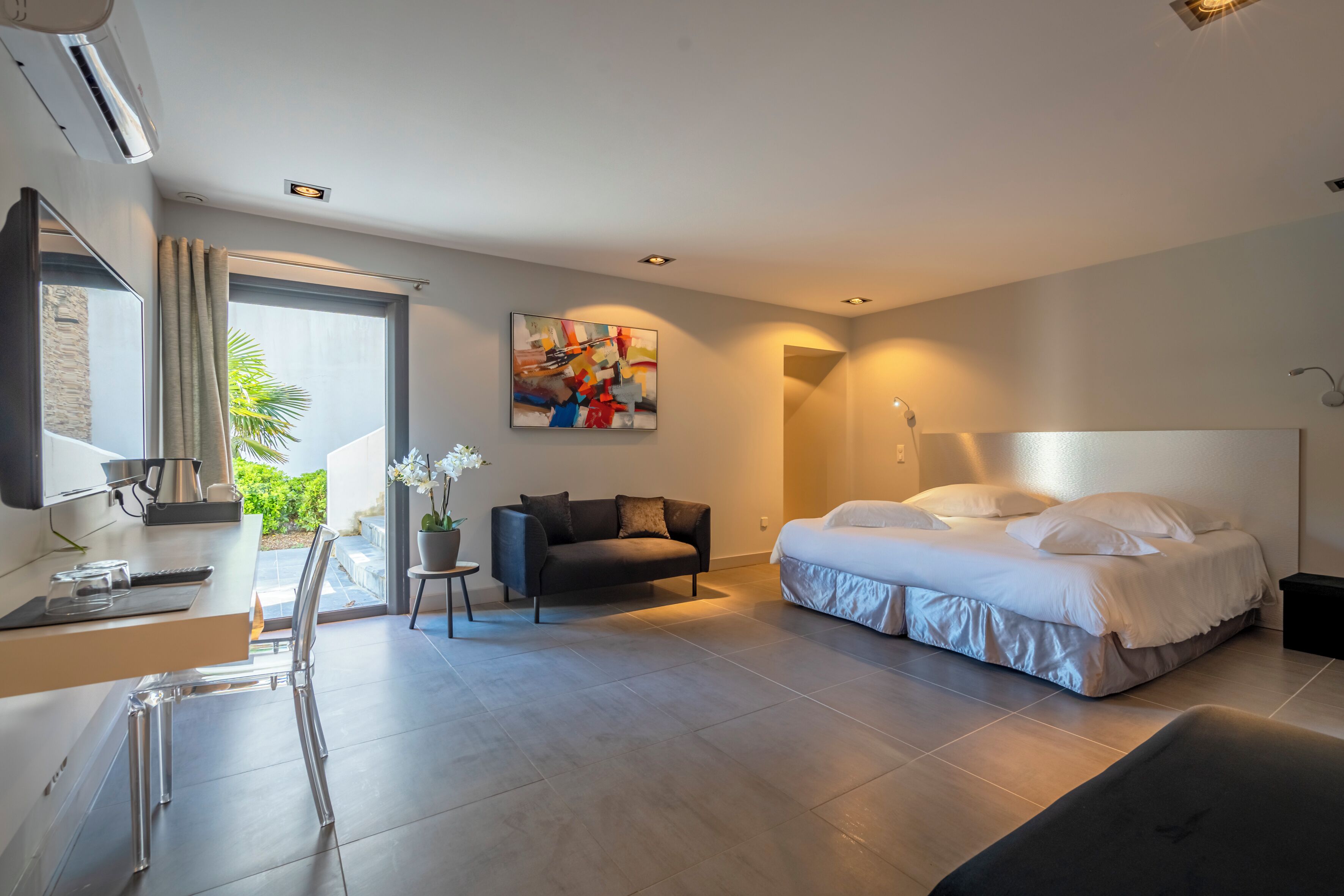 Room Ilargia Garden View | Premium bedding, minibar, individually decorated, individually furnished