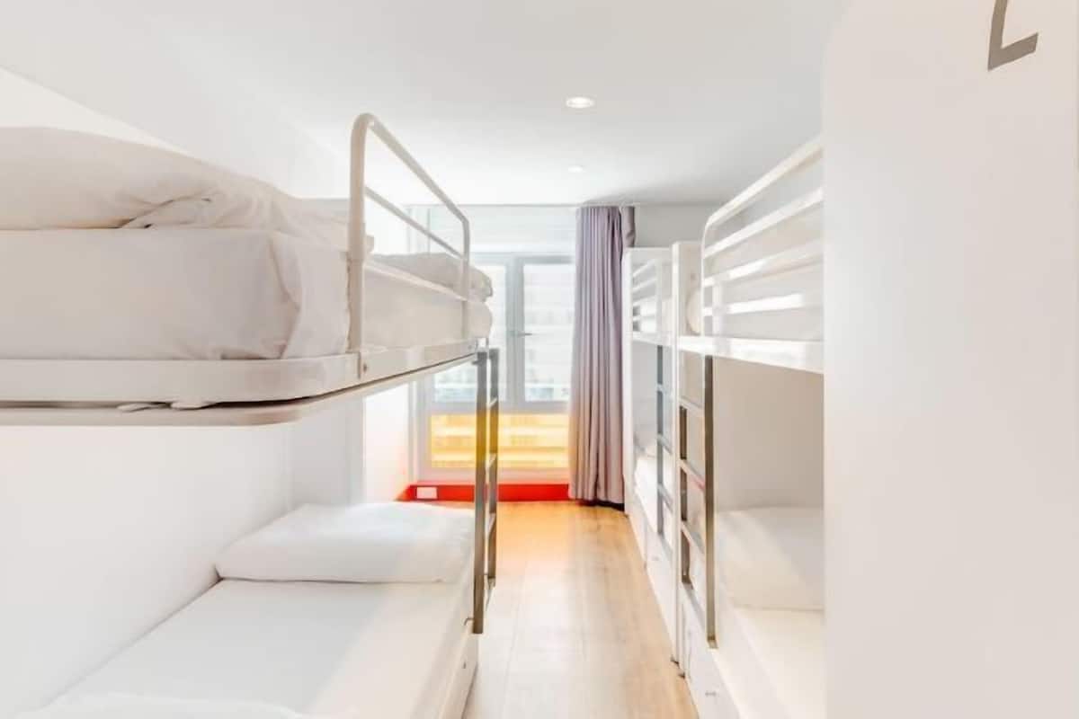1 bedroom, blackout curtains, iron/ironing board, free WiFi