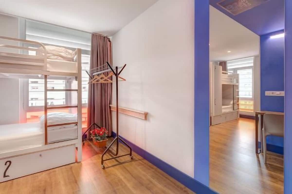 1 bedroom, blackout curtains, iron/ironing board, free WiFi