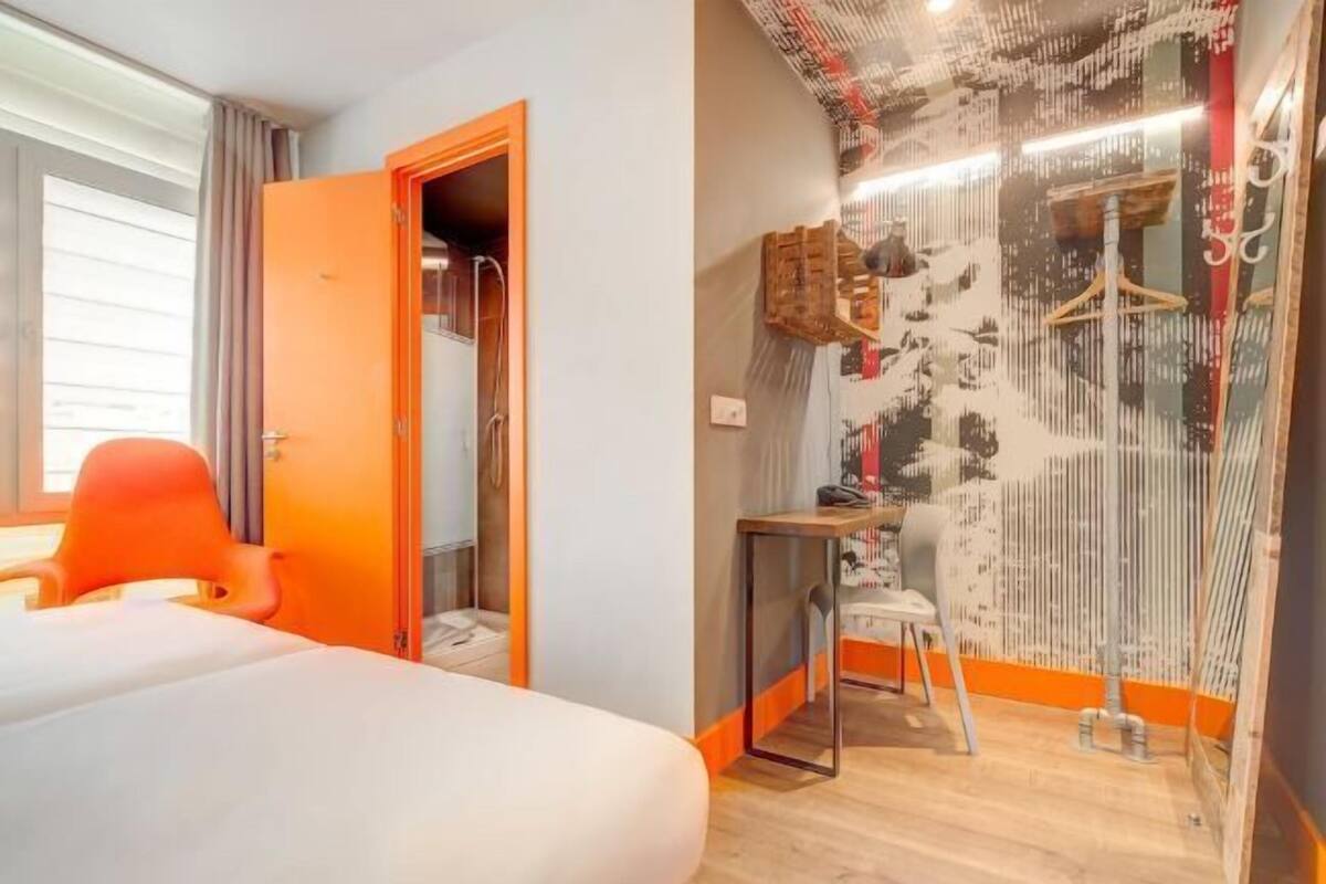 1 bedroom, blackout curtains, iron/ironing board, free WiFi