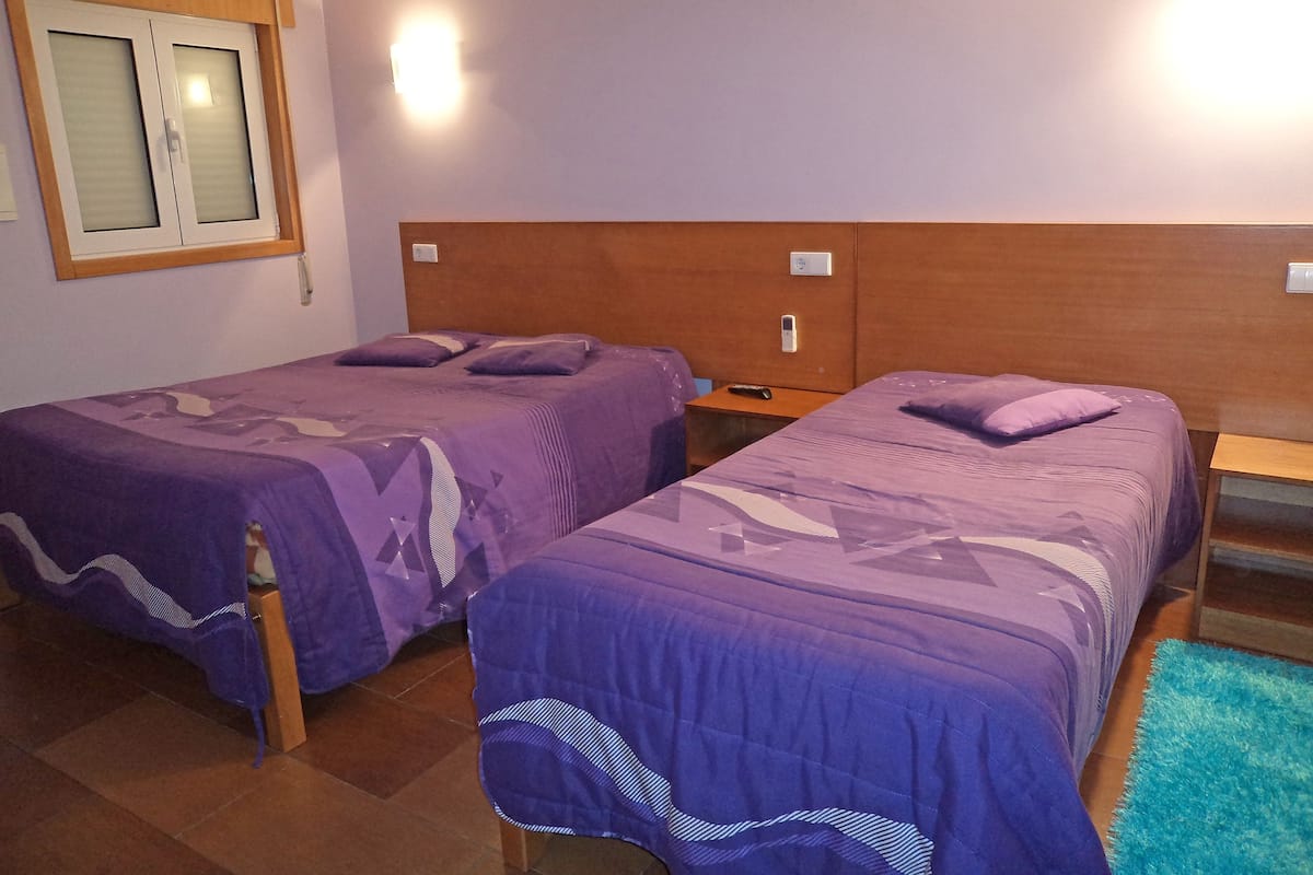 Budget Double Room with extra bed | Blackout drapes, soundproofing, free WiFi