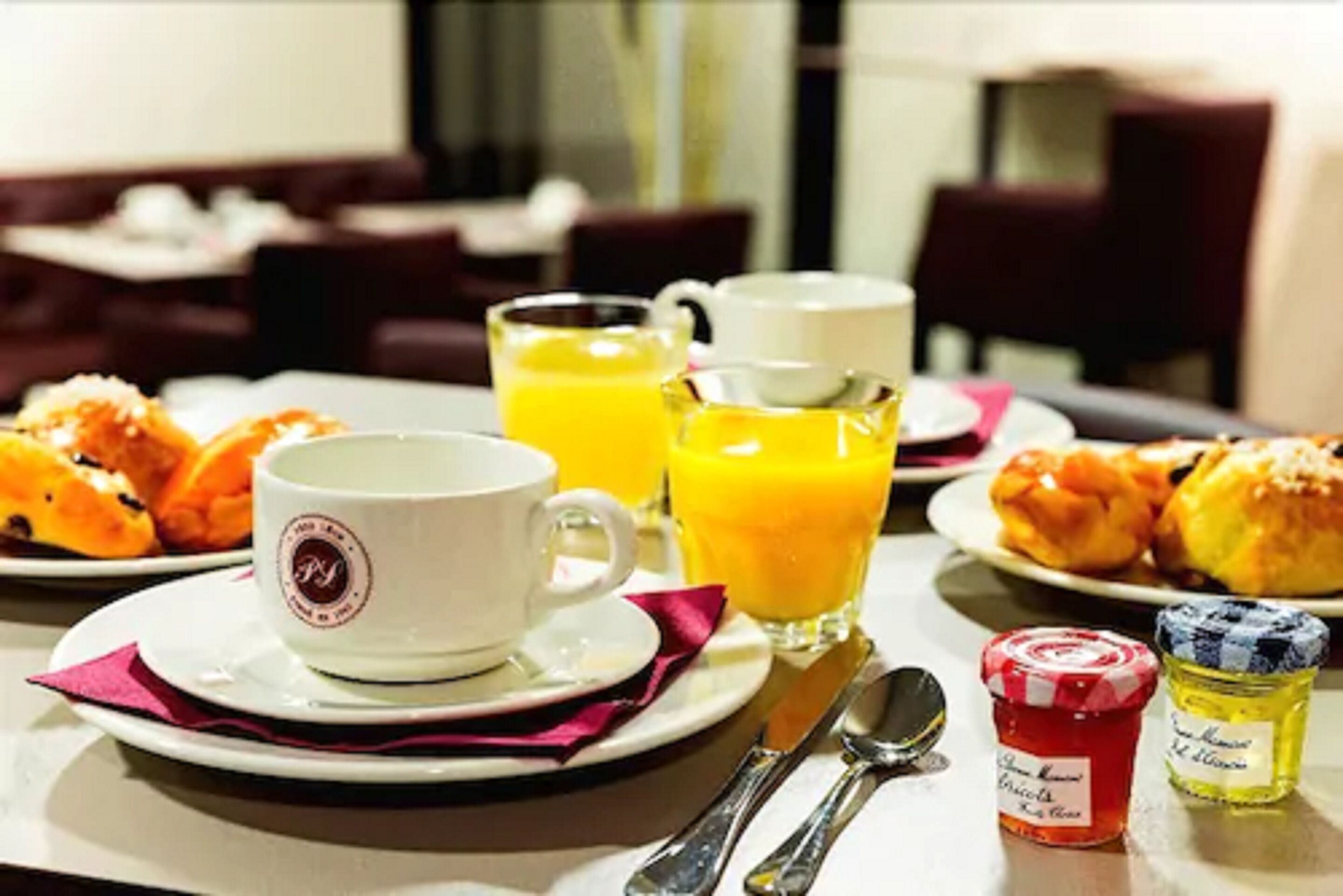 daily buffet breakfast (eur 10.00 per person)