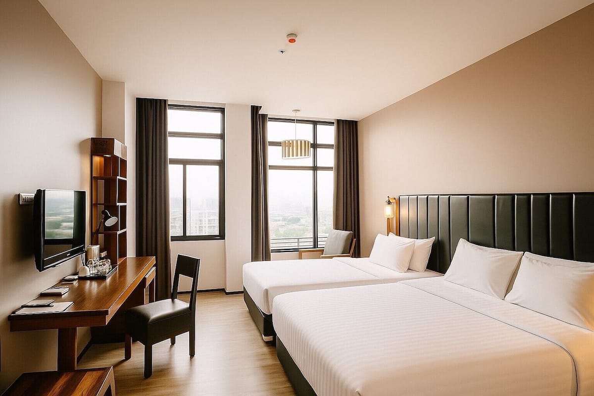 Lenzuola Frette, minibar, una cassaforte in camera, una scrivania