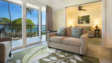 Een flatscreentelevisie