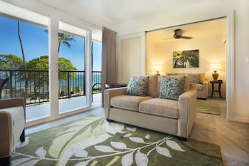 In-room television and other amenities at Castle at Kauai Kailani
