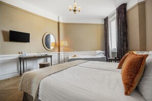 Ljudisolering, gratis wi-fi och sängkläder