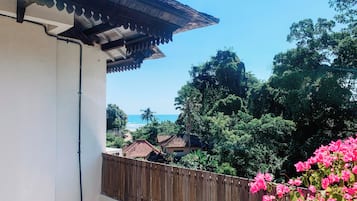 Suíte estúdio panorâmica, 1 quarto, vista para o mar | Vista para praia/oceano