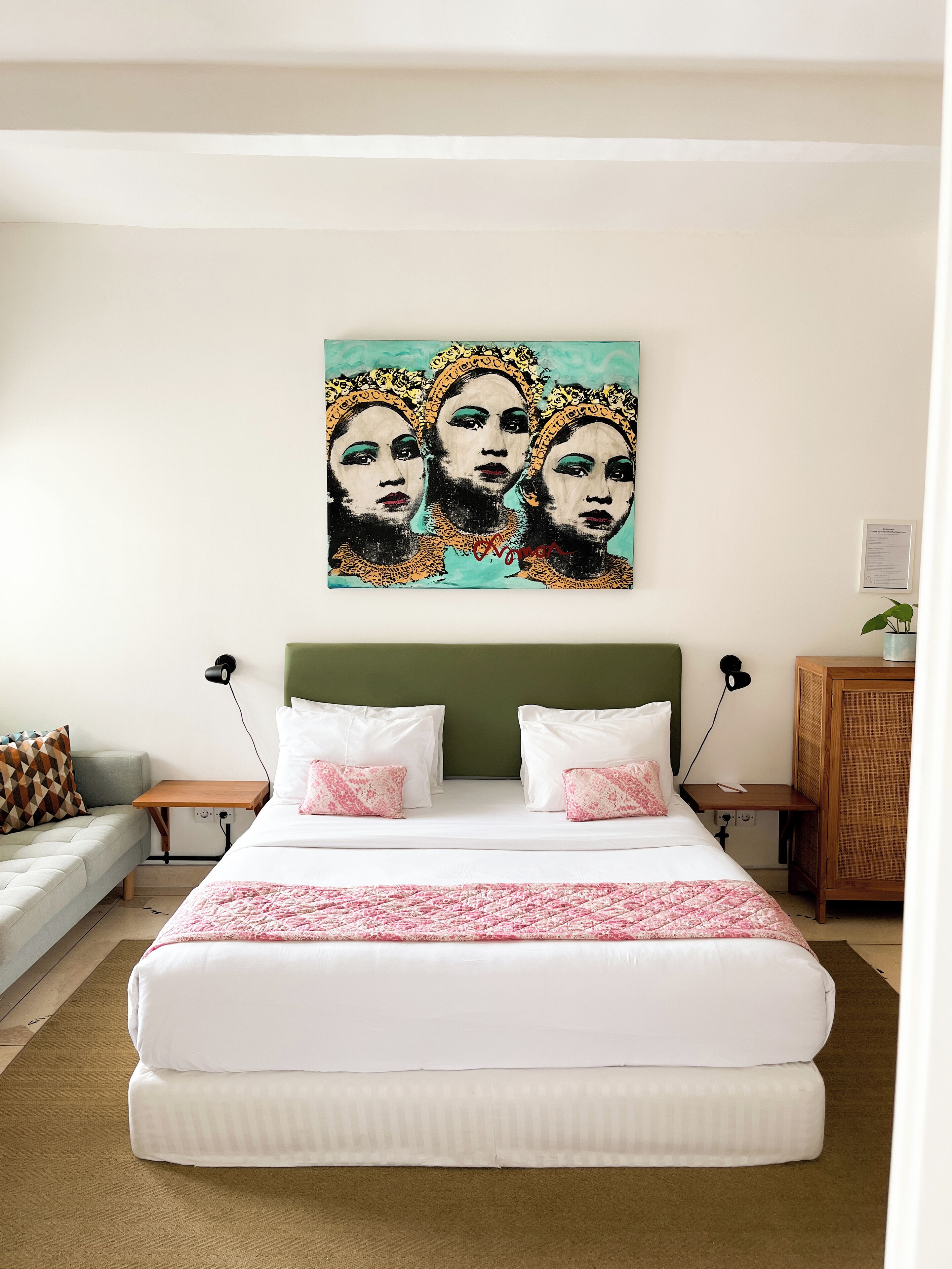 Suíte estúdio exclusiva, 1 quarto, vista para o mar | Cofres nos quartos, ferros/tábuas de passar roupa, Wi-Fi de cortesia