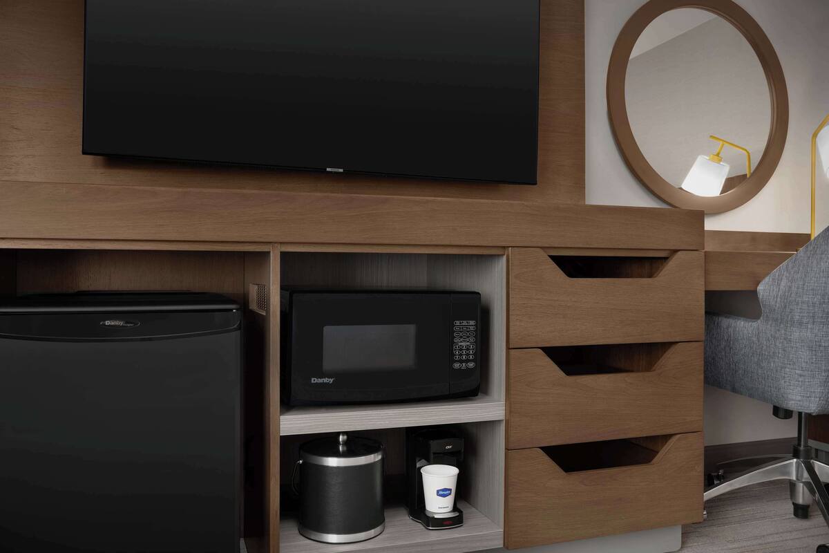 down duvets, pillow-top beds, desk, laptop workspace