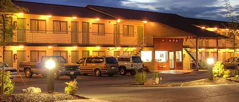 Front of property - evening/night