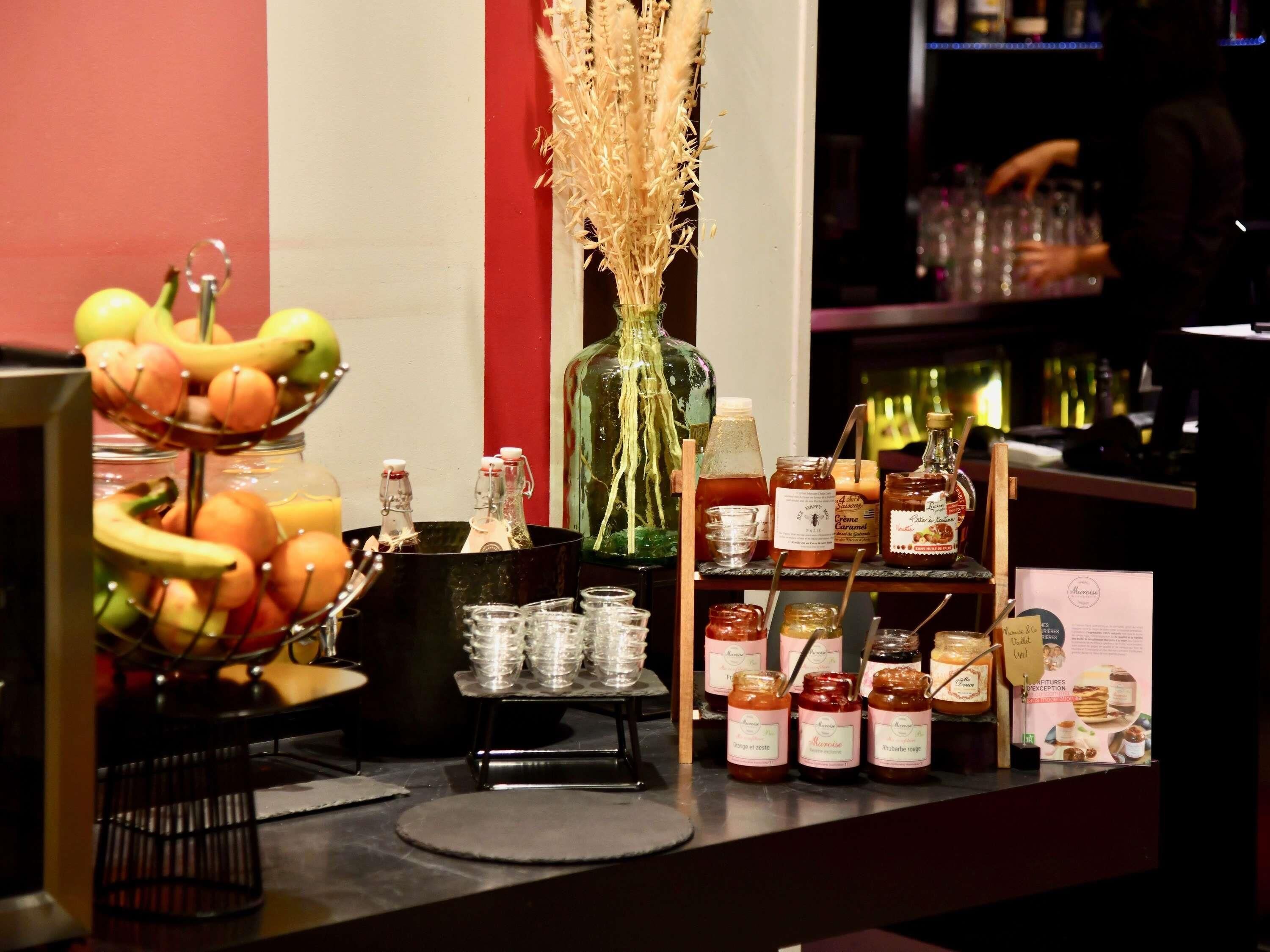 daily buffet breakfast (eur 17 per person)