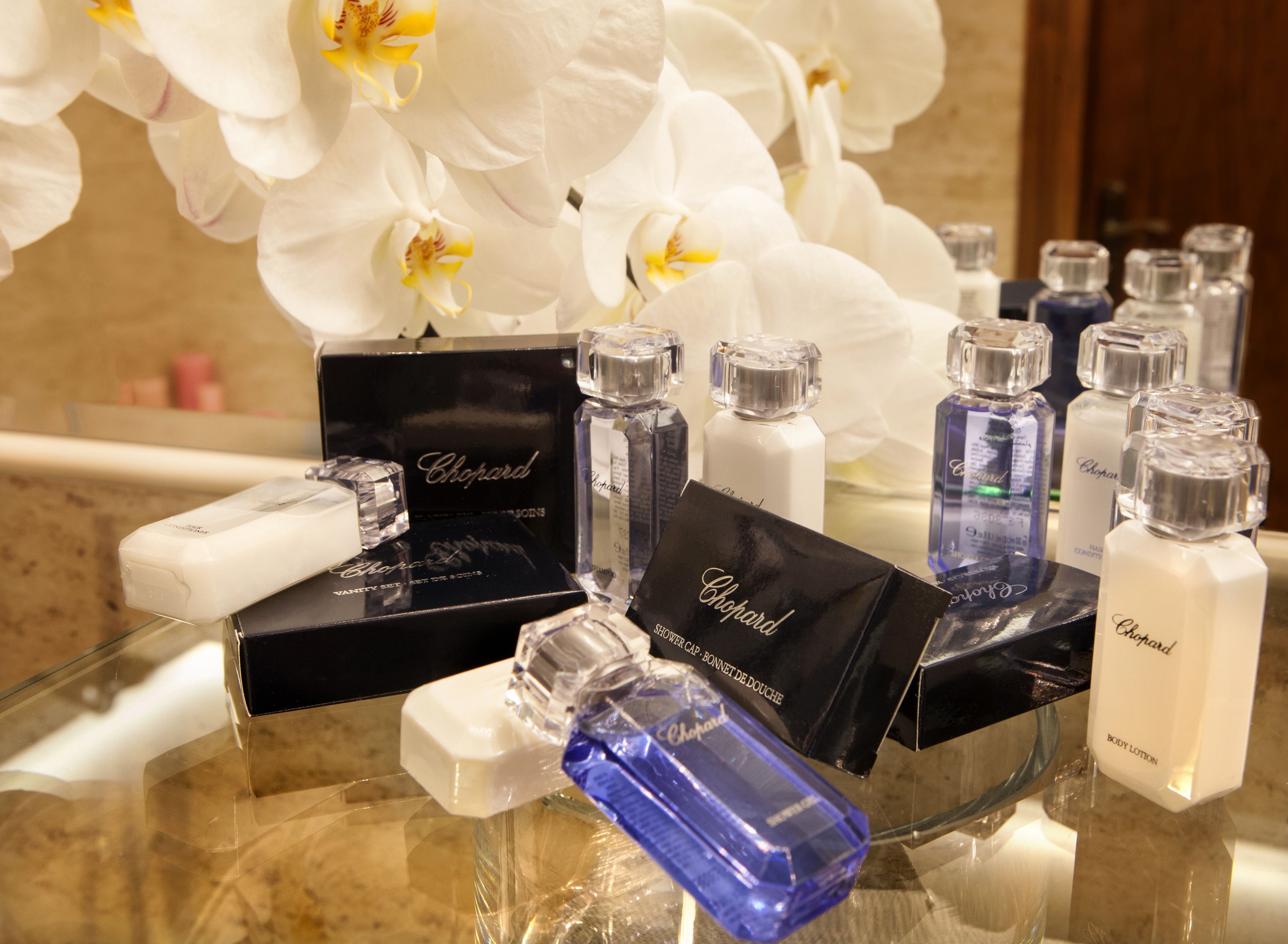 luxury apartment | bathroom | rainfall showerhead, free toiletries, hair dryer, slippers