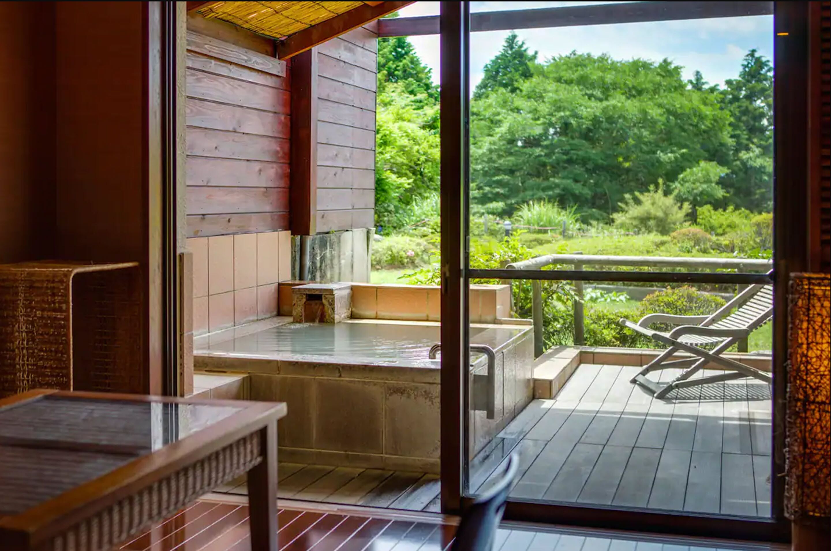 双床房, 无烟房 (with Open-air bath, 36sqm) | 客房景观