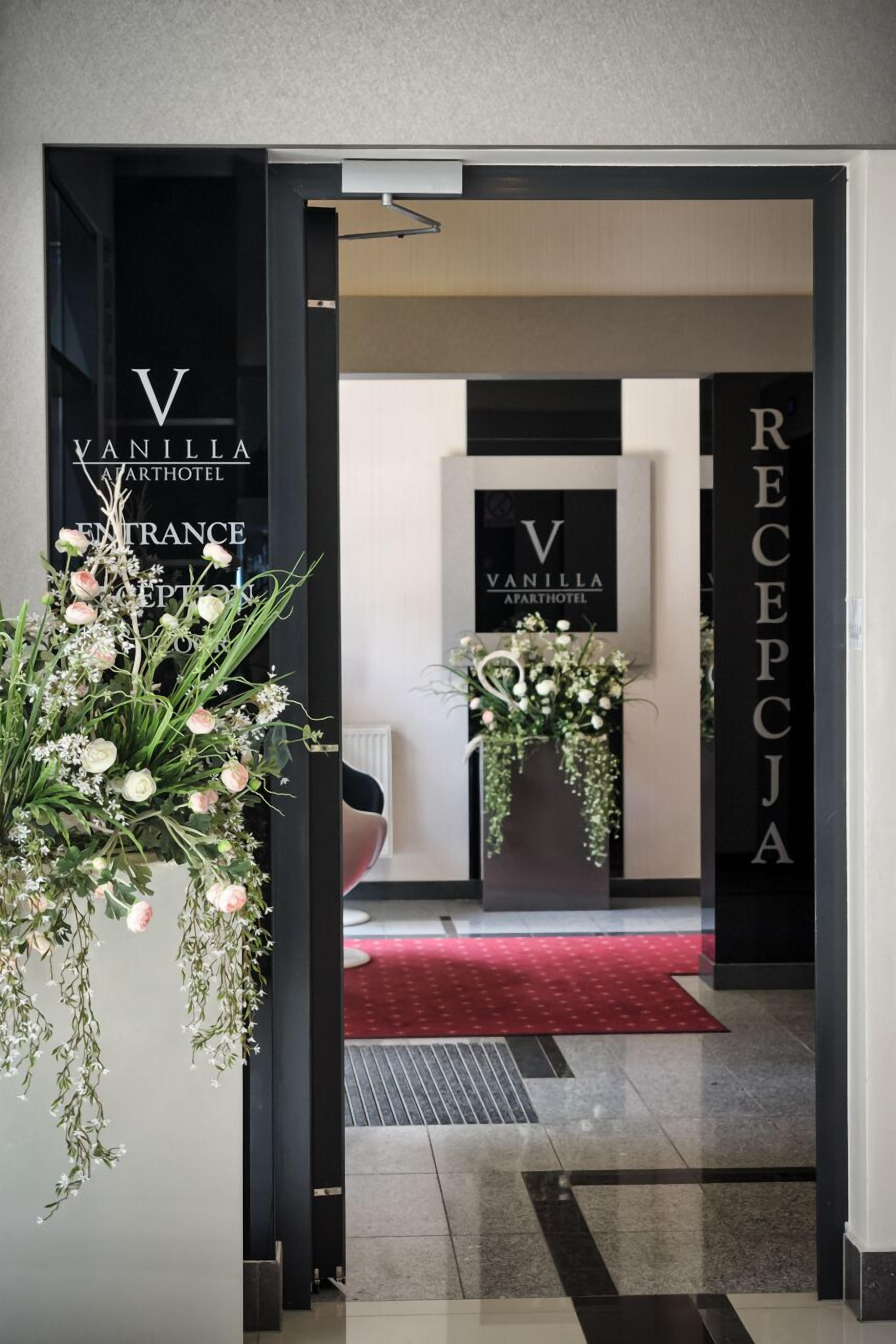 Majoituspaikan sisäänkäynti